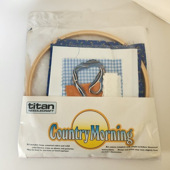Titan Needlecraft Country Morning #1372 Goose Needlecraft New Sealed - Picture 2 of 8